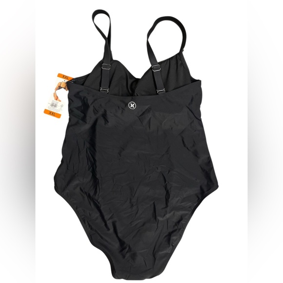 Hurley NWT Black One Piece Swimsuit Sleek Design, Women’s Sz XXL - Picture 6 of 13